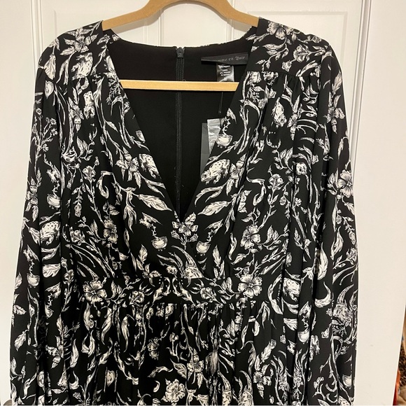 La Femme Noire Belladonna Maxi Dress in Cottage Witch Toile NWTs sz M - Picture 3 of 4